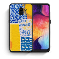 Thumbnail for Θήκη Samsung J6 Sunset Memories από τη Smartfits με σχέδιο στο πίσω μέρος και μαύρο περίβλημα | Samsung J6 Sunset Memories case with colorful back and black bezels
