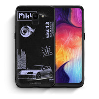 Thumbnail for Θήκη Αγίου Βαλεντίνου Samsung J6 Tokyo Drift από τη Smartfits με σχέδιο στο πίσω μέρος και μαύρο περίβλημα | Samsung J6 Tokyo Drift case with colorful back and black bezels