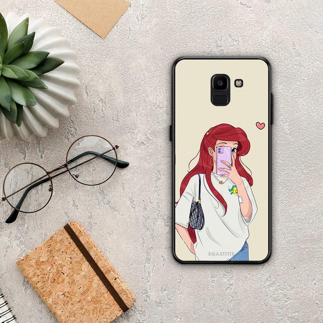 Walking Mermaid - Samsung Galaxy J6 case