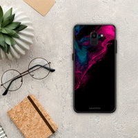 Thumbnail for Watercolor Pink Black - Samsung Galaxy J6 case