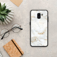 Thumbnail for White Gold Marble - Samsung Galaxy J6 case