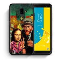 Thumbnail for Θήκη Samsung J6+ Funny Art από τη Smartfits με σχέδιο στο πίσω μέρος και μαύρο περίβλημα | Samsung J6+ Funny Art case with colorful back and black bezels
