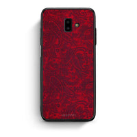 Thumbnail for samsung J6+ Paisley Cashmere θήκη από τη Smartfits με σχέδιο στο πίσω μέρος και μαύρο περίβλημα | Smartphone case with colorful back and black bezels by Smartfits