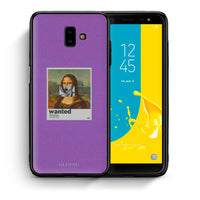 Thumbnail for Θήκη Samsung J6+ Monalisa Popart από τη Smartfits με σχέδιο στο πίσω μέρος και μαύρο περίβλημα | Samsung J6+ Monalisa Popart case with colorful back and black bezels