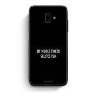 Thumbnail for samsung J6+ Salute θήκη από τη Smartfits με σχέδιο στο πίσω μέρος και μαύρο περίβλημα | Smartphone case with colorful back and black bezels by Smartfits