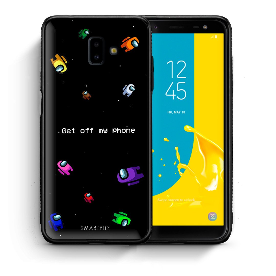Θήκη Samsung J6+ AFK Text από τη Smartfits με σχέδιο στο πίσω μέρος και μαύρο περίβλημα | Samsung J6+ AFK Text case with colorful back and black bezels