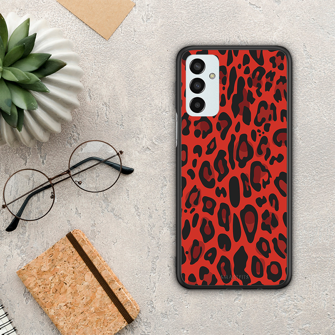Animal Red Leopard - Samsung Galaxy M13 case