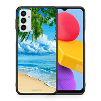 Thumbnail for Θήκη Samsung M13 Beautiful Beach από τη Smartfits με σχέδιο στο πίσω μέρος και μαύρο περίβλημα | Samsung M13 Beautiful Beach case with colorful back and black bezels