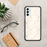 Thumbnail for Geometric Luxury White - Samsung Galaxy M13