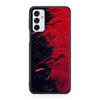 Thumbnail for Samsung M13 Red Paint Θήκη Αγίου Βαλεντίνου από τη Smartfits με σχέδιο στο πίσω μέρος και μαύρο περίβλημα | Smartphone case with colorful back and black bezels by Smartfits