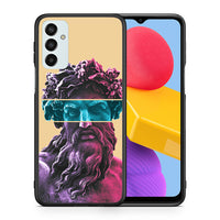 Thumbnail for Θήκη Αγίου Βαλεντίνου Samsung M13 Zeus Art από τη Smartfits με σχέδιο στο πίσω μέρος και μαύρο περίβλημα | Samsung M13 Zeus Art case with colorful back and black bezels