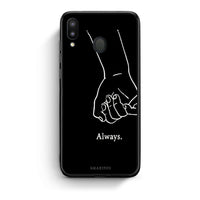 Thumbnail for Samsung M20 Always & Forever 1 Θήκη Αγίου Βαλεντίνου από τη Smartfits με σχέδιο στο πίσω μέρος και μαύρο περίβλημα | Smartphone case with colorful back and black bezels by Smartfits