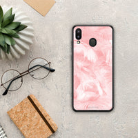 Thumbnail for Boho Pink Feather - Samsung Galaxy M20 case