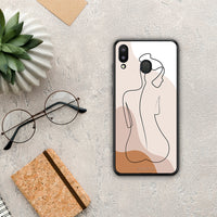 Thumbnail for LineArt Woman - Samsung Galaxy M20 case