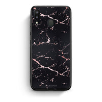 Thumbnail for 4 - Samsung M20 Black Rosegold Marble case, cover, bumper
