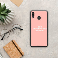 Thumbnail for You Deserve The World - Samsung Galaxy M20 case
