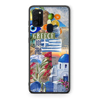 Thumbnail for Samsung M21 / M31 All Greek Θήκη από τη Smartfits με σχέδιο στο πίσω μέρος και μαύρο περίβλημα | Smartphone case with colorful back and black bezels by Smartfits