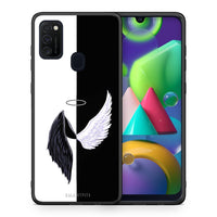 Thumbnail for Θήκη Samsung M21/M31 Angels Demons από τη Smartfits με σχέδιο στο πίσω μέρος και μαύρο περίβλημα | Samsung M21/M31 Angels Demons case with colorful back and black bezels