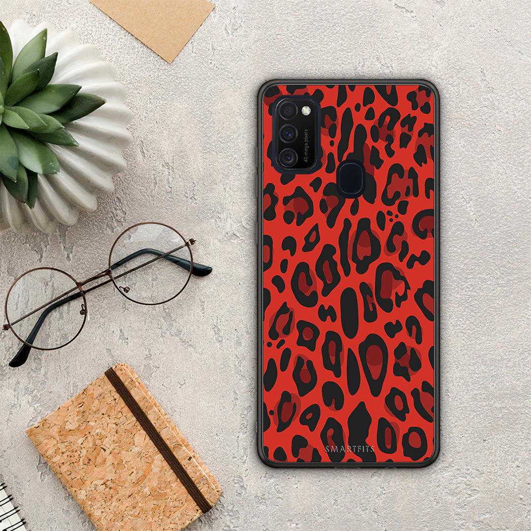 Animal Red Leopard - Samsung Galaxy M21 / M30s case