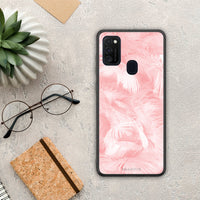 Thumbnail for Boho Pink Feather - Samsung Galaxy M21 / M30s case 