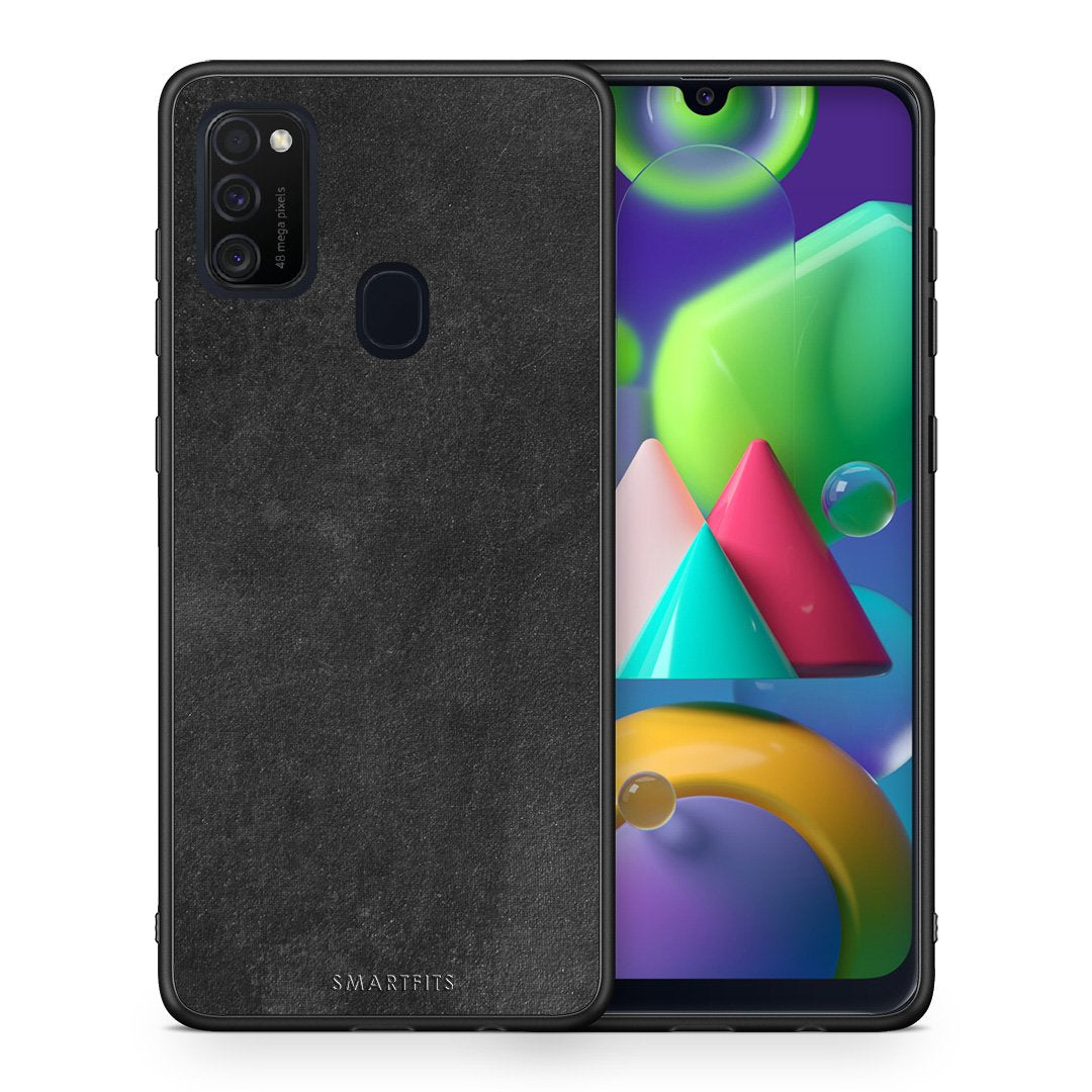 Θήκη Samsung M21/M31 Black Slate Color από τη Smartfits με σχέδιο στο πίσω μέρος και μαύρο περίβλημα | Samsung M21/M31 Black Slate Color case with colorful back and black bezels