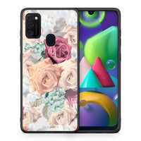 Thumbnail for Θήκη Samsung M21/M31 Bouquet Floral από τη Smartfits με σχέδιο στο πίσω μέρος και μαύρο περίβλημα | Samsung M21/M31 Bouquet Floral case with colorful back and black bezels