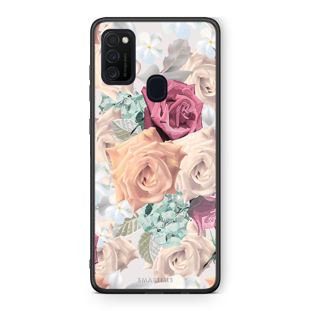 99 - Samsung M21/M31  Bouquet Floral case, cover, bumper