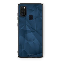 Thumbnail for 39 - Samsung M21/M31  Blue Abstract Geometric case, cover, bumper