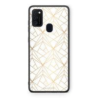 Thumbnail for 111 - Samsung M21/M31  Luxury White Geometric case, cover, bumper