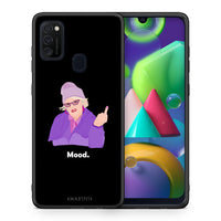 Thumbnail for Θήκη Samsung M21/M31 Grandma Mood Black από τη Smartfits με σχέδιο στο πίσω μέρος και μαύρο περίβλημα | Samsung M21/M31 Grandma Mood Black case with colorful back and black bezels