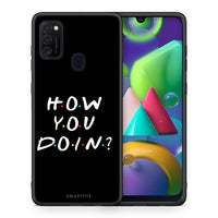 Thumbnail for Θήκη Samsung M21/M31 How You Doin από τη Smartfits με σχέδιο στο πίσω μέρος και μαύρο περίβλημα | Samsung M21/M31 How You Doin case with colorful back and black bezels