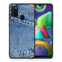 Thumbnail for Θήκη Samsung M21/M31 Jeans Pocket από τη Smartfits με σχέδιο στο πίσω μέρος και μαύρο περίβλημα | Samsung M21/M31 Jeans Pocket case with colorful back and black bezels