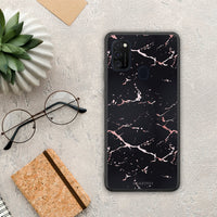 Thumbnail for Marble Black Rosegold - Samsung Galaxy M21 / M30s case 