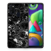 Thumbnail for Θήκη Samsung M21/M31 Male Marble από τη Smartfits με σχέδιο στο πίσω μέρος και μαύρο περίβλημα | Samsung M21/M31 Male Marble case with colorful back and black bezels