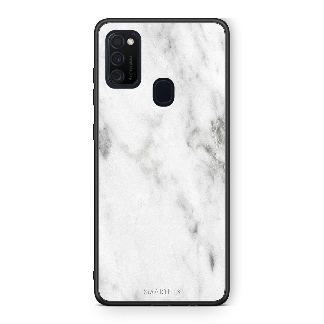 2 - Samsung M21/M31  White marble case, cover, bumper