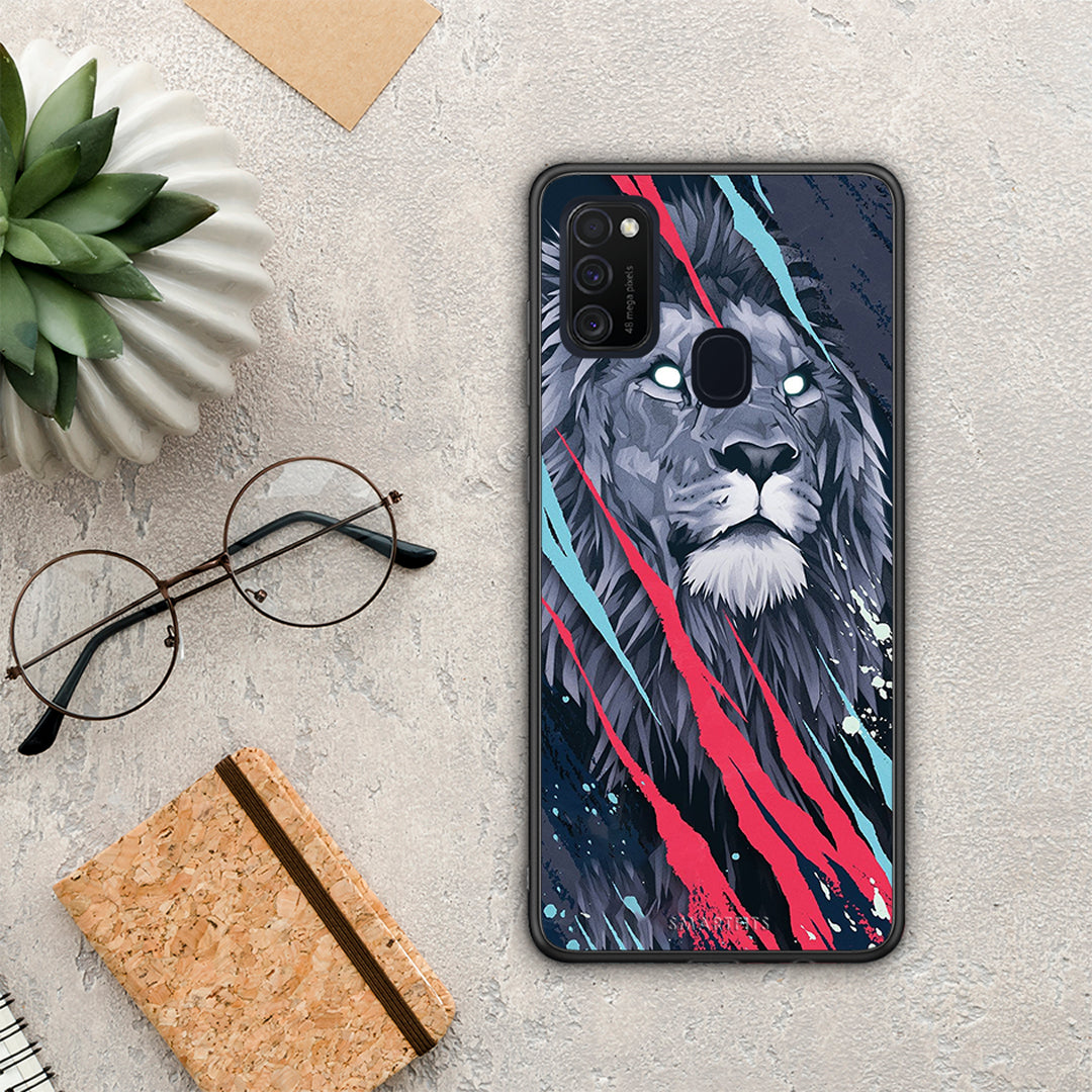 PopArt Lion Designer - Samsung Galaxy M21 / M30s case