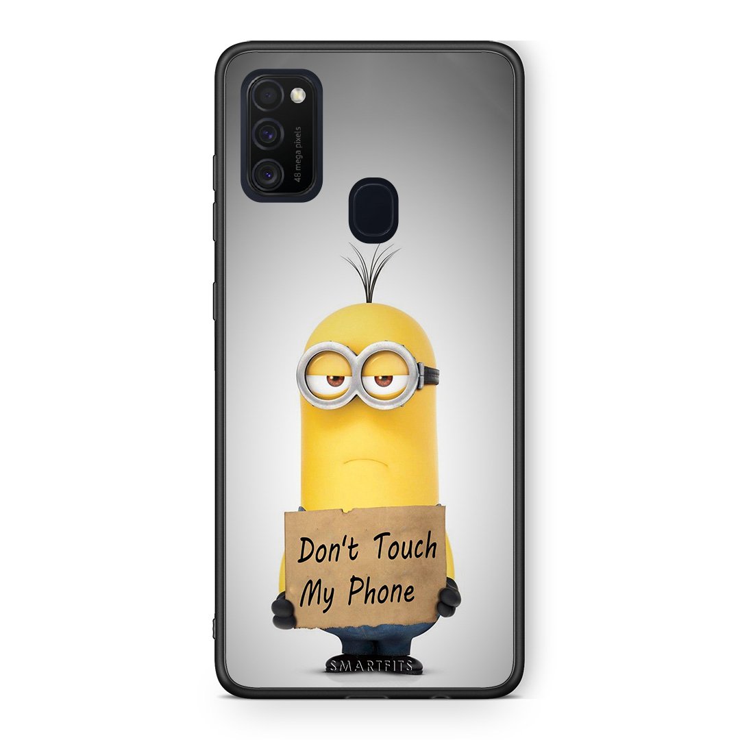 4 - Samsung M21/M31 Minion Text case, cover, bumper