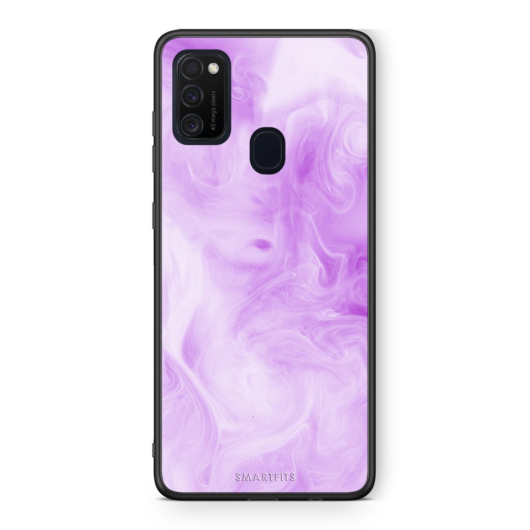 99 - Samsung M21/M31  Watercolor Lavender case, cover, bumper
