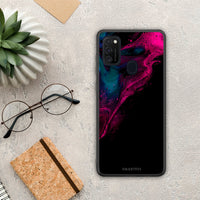 Thumbnail for Watercolor Pink Black - Samsung Galaxy M21 / M30s case