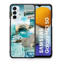 Thumbnail for Θήκη Samsung M23 Aesthetic Summer από τη Smartfits με σχέδιο στο πίσω μέρος και μαύρο περίβλημα | Samsung M23 Aesthetic Summer case with colorful back and black bezels