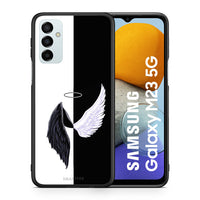 Thumbnail for Θήκη Samsung M23 Angels Demons από τη Smartfits με σχέδιο στο πίσω μέρος και μαύρο περίβλημα | Samsung M23 Angels Demons case with colorful back and black bezels