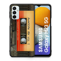 Thumbnail for Θήκη Samsung M23 Awesome Mix από τη Smartfits με σχέδιο στο πίσω μέρος και μαύρο περίβλημα | Samsung M23 Awesome Mix case with colorful back and black bezels