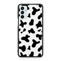 Thumbnail for Samsung M23 Cow Print θήκη από τη Smartfits με σχέδιο στο πίσω μέρος και μαύρο περίβλημα | Smartphone case with colorful back and black bezels by Smartfits