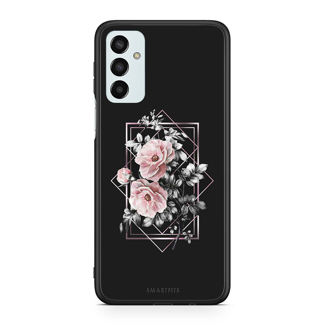 4 - Samsung M23 Frame Flower case, cover, bumper