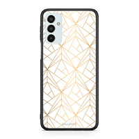 Thumbnail for 111 - Samsung M23 Luxury White Geometric case, cover, bumper