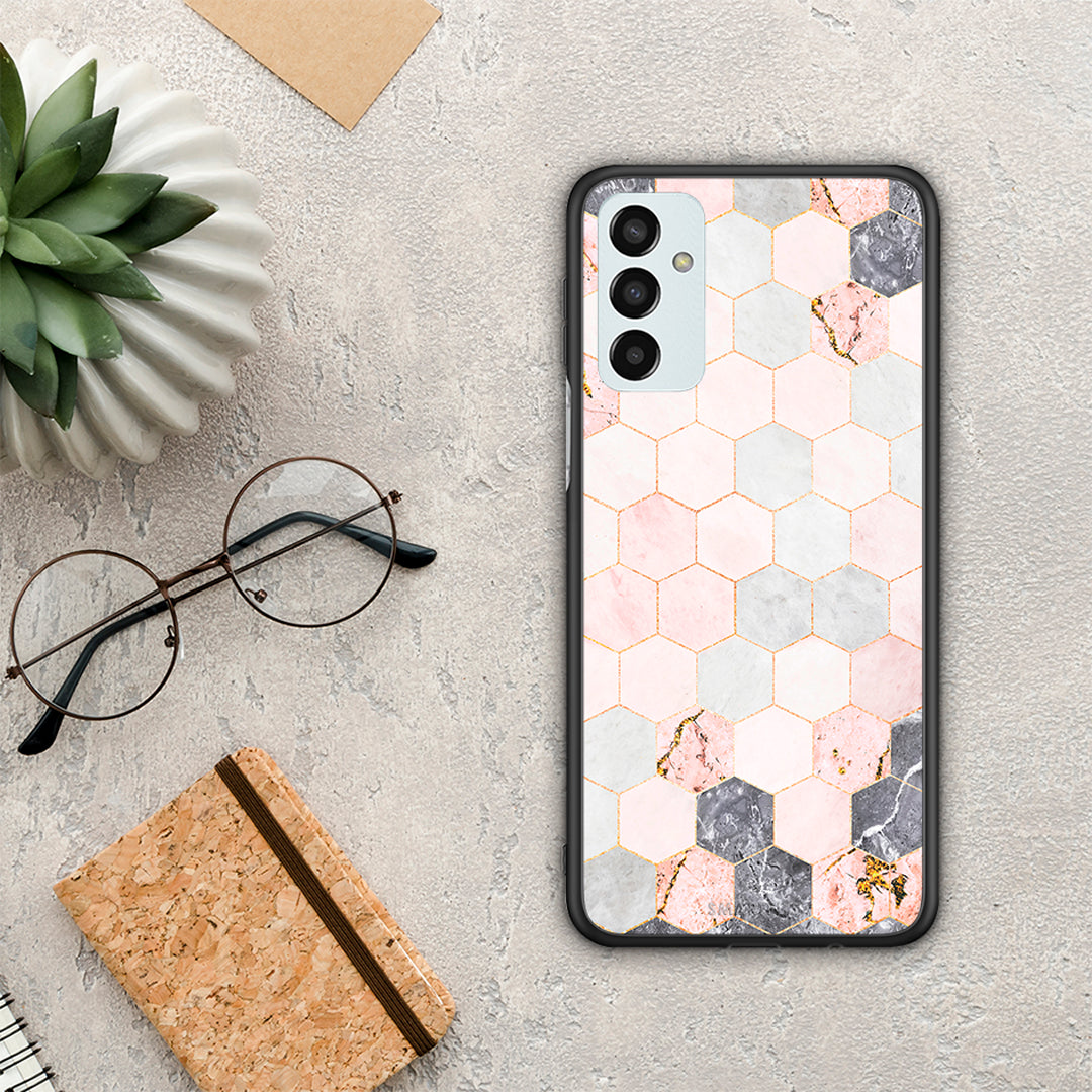 Marble Hexagon Pink - Samsung Galaxy M23 / F23