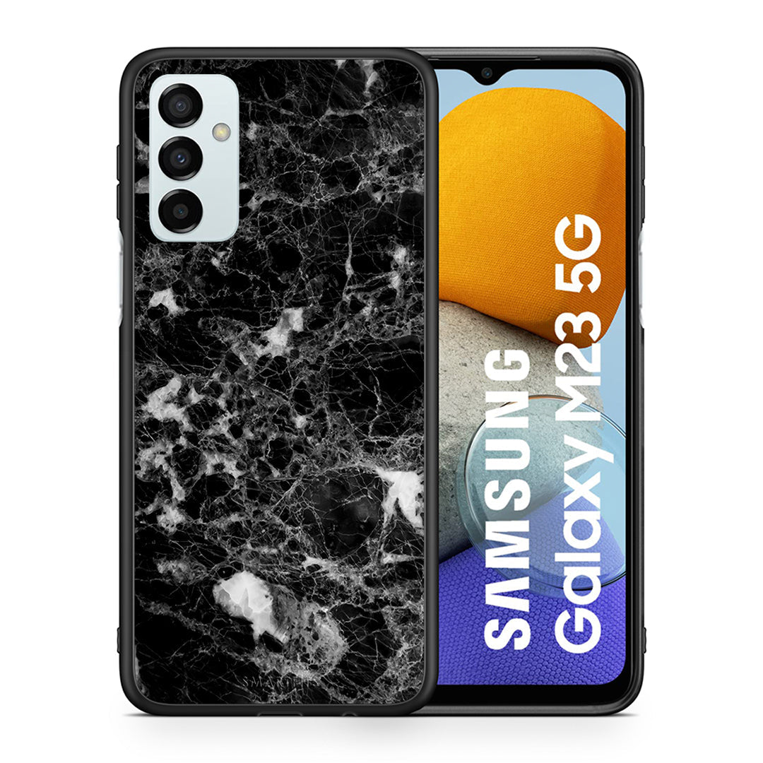 Θήκη Samsung M23 Male Marble από τη Smartfits με σχέδιο στο πίσω μέρος και μαύρο περίβλημα | Samsung M23 Male Marble case with colorful back and black bezels