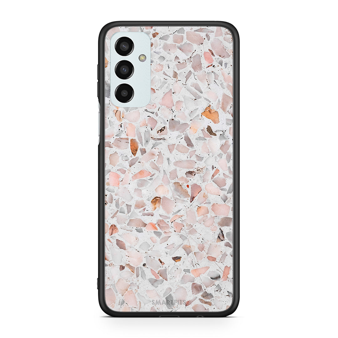 Samsung M23 Marble Terrazzo θήκη από τη Smartfits με σχέδιο στο πίσω μέρος και μαύρο περίβλημα | Smartphone case with colorful back and black bezels by Smartfits