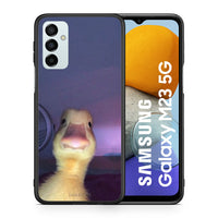 Thumbnail for Θήκη Samsung M23 Meme Duck από τη Smartfits με σχέδιο στο πίσω μέρος και μαύρο περίβλημα | Samsung M23 Meme Duck case with colorful back and black bezels