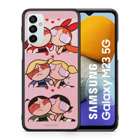 Thumbnail for Θήκη Αγίου Βαλεντίνου Samsung M23 Puff Love από τη Smartfits με σχέδιο στο πίσω μέρος και μαύρο περίβλημα | Samsung M23 Puff Love case with colorful back and black bezels